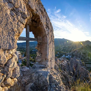 El Menju visto desde el cabezo de la cruz